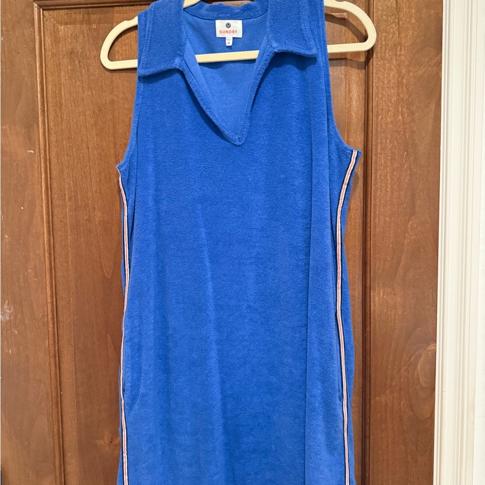 Sundry Blue Sleeveless Dress